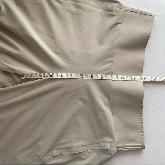 Athleta Light Beige Cosmic Cropped Wide Leg Pants Size Small - Picture 15 of 16